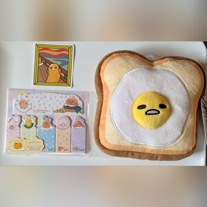 Sanrio Gudetama On Toast & Sticky Notes